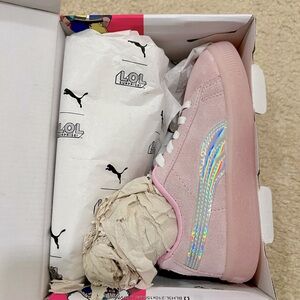 Puma Lol Surprise Suede Kitty Queen Pink Kids Shoes